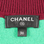 Chanel Knit CC Logo Crew Neck Cashmere Sweater — view 3