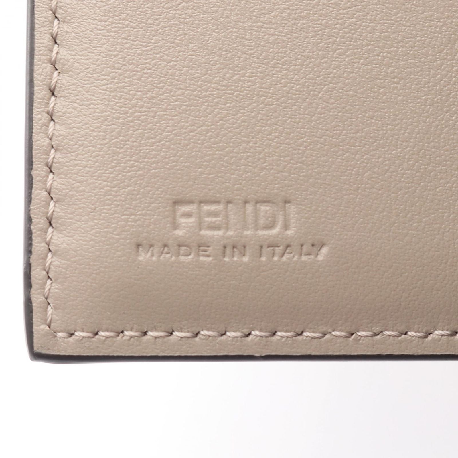 Fendi Trifold Wallet FF Diamond Leather
