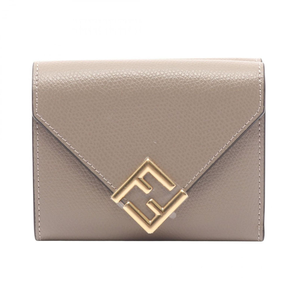 Fendi Trifold Wallet FF Diamond Leather
