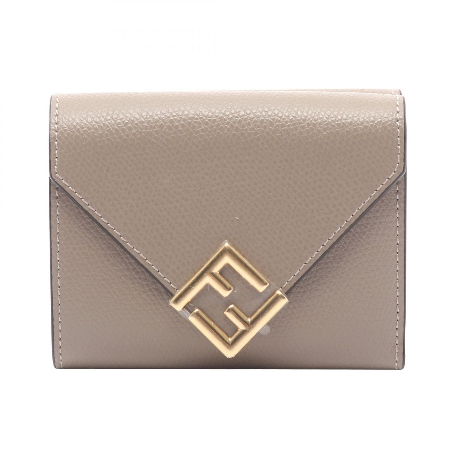 Fendi Trifold Wallet FF Diamond Leather