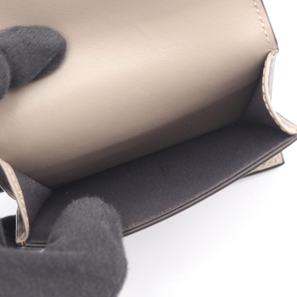 Fendi Trifold Wallet FF Diamond Leather