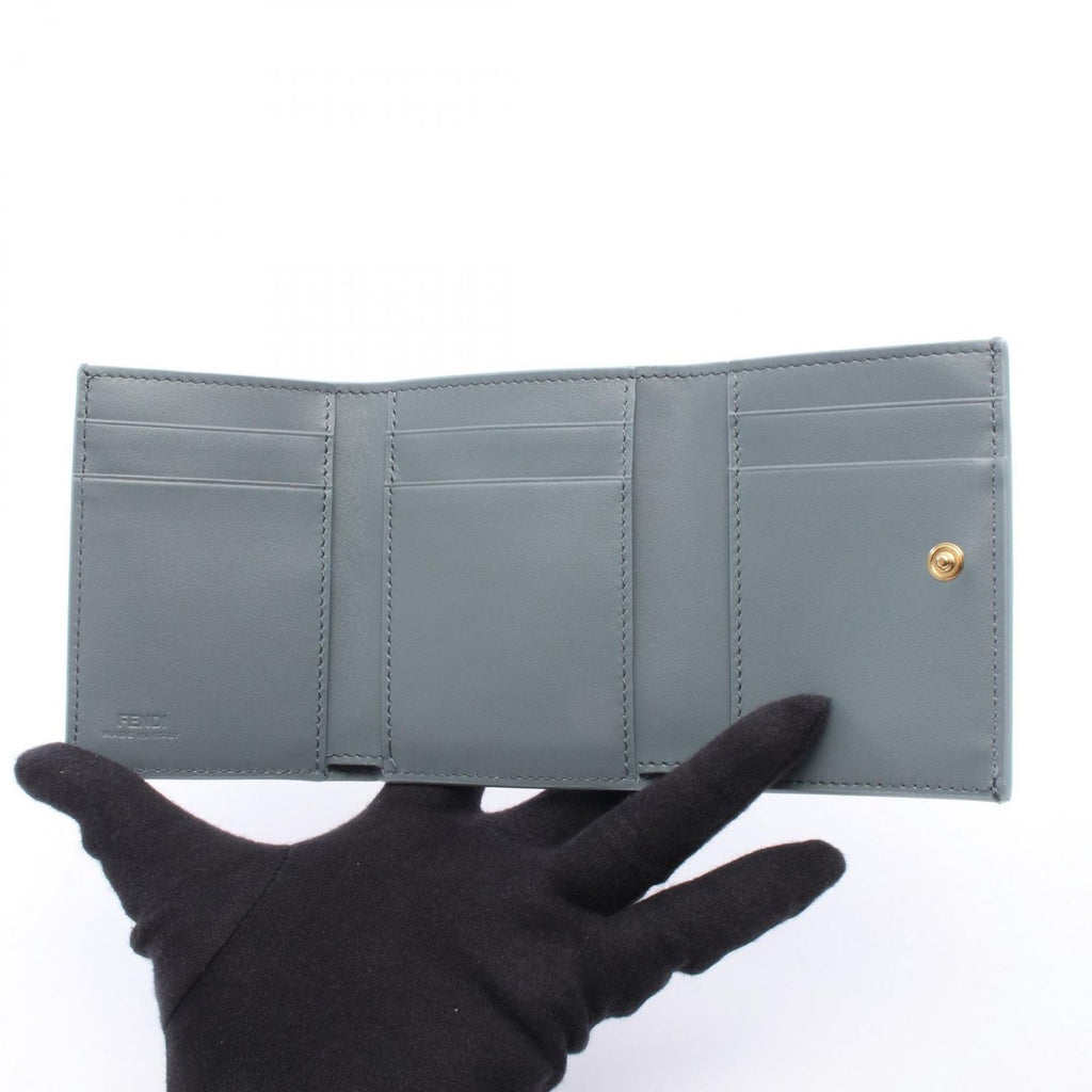 Fendi Trifold Wallet FF Diamond Leather