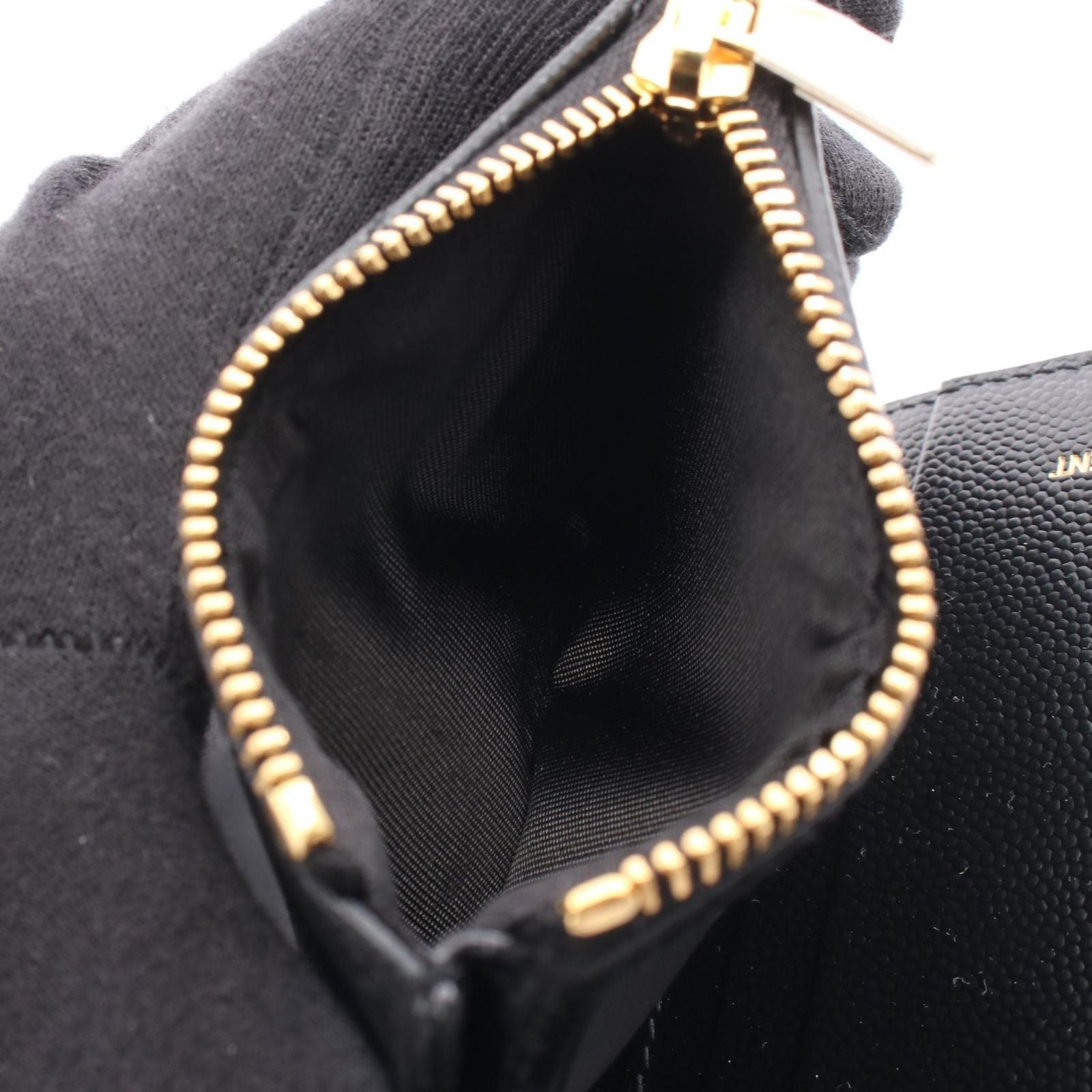 Saint Laurent Paris Bifold Wallet Monogram Leather