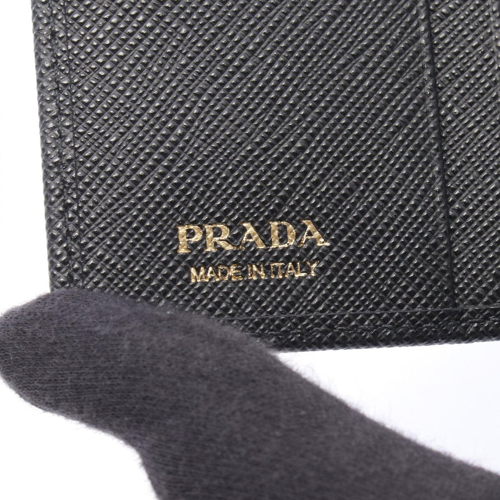 Prada Bifold Wallet Saffiano Metal Leather