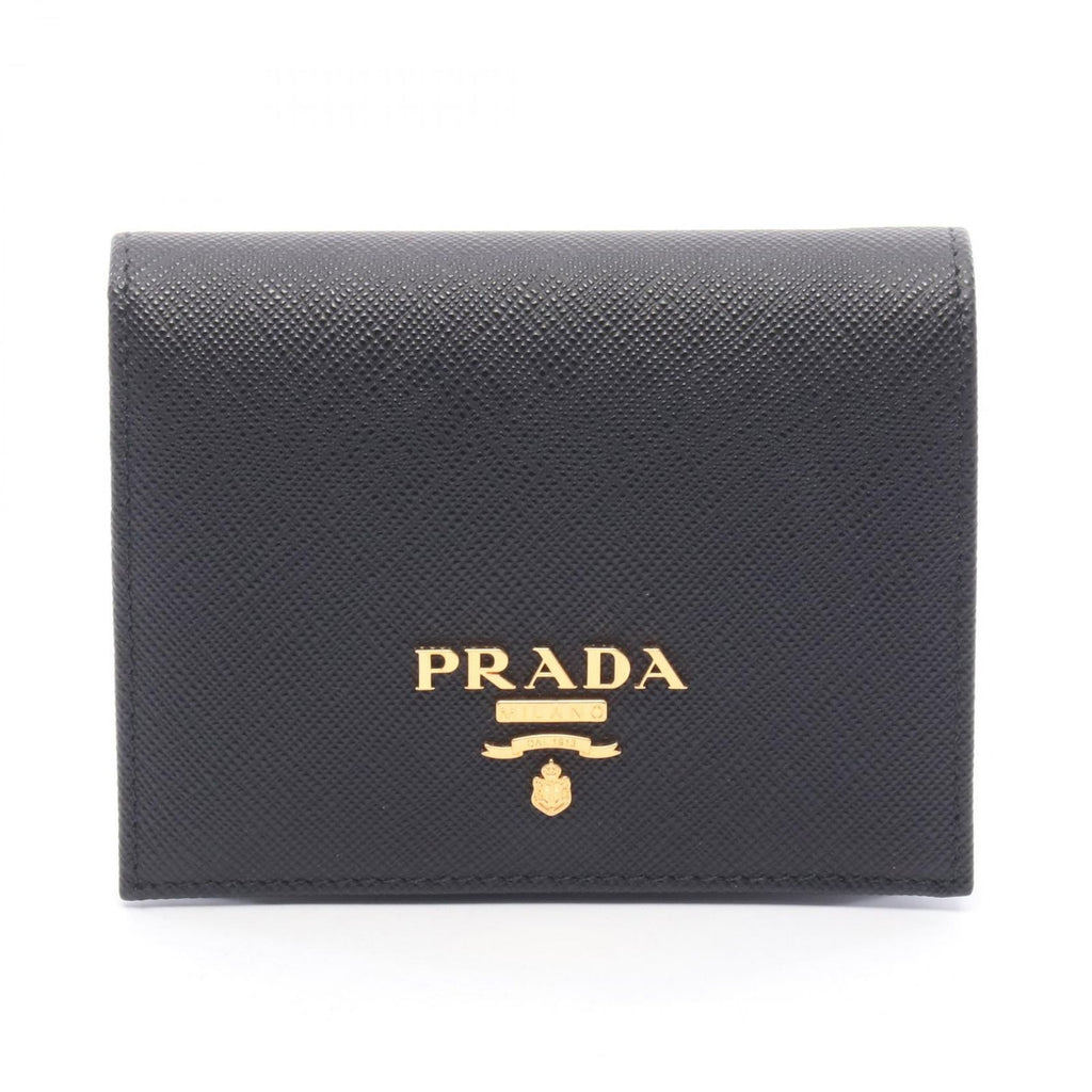 Prada Bifold Wallet Saffiano Metal Leather