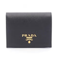 Prada Bifold Wallet Saffiano Metal Leather