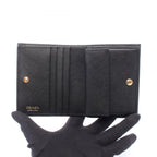 Prada Bifold Wallet Saffiano Metal Leather