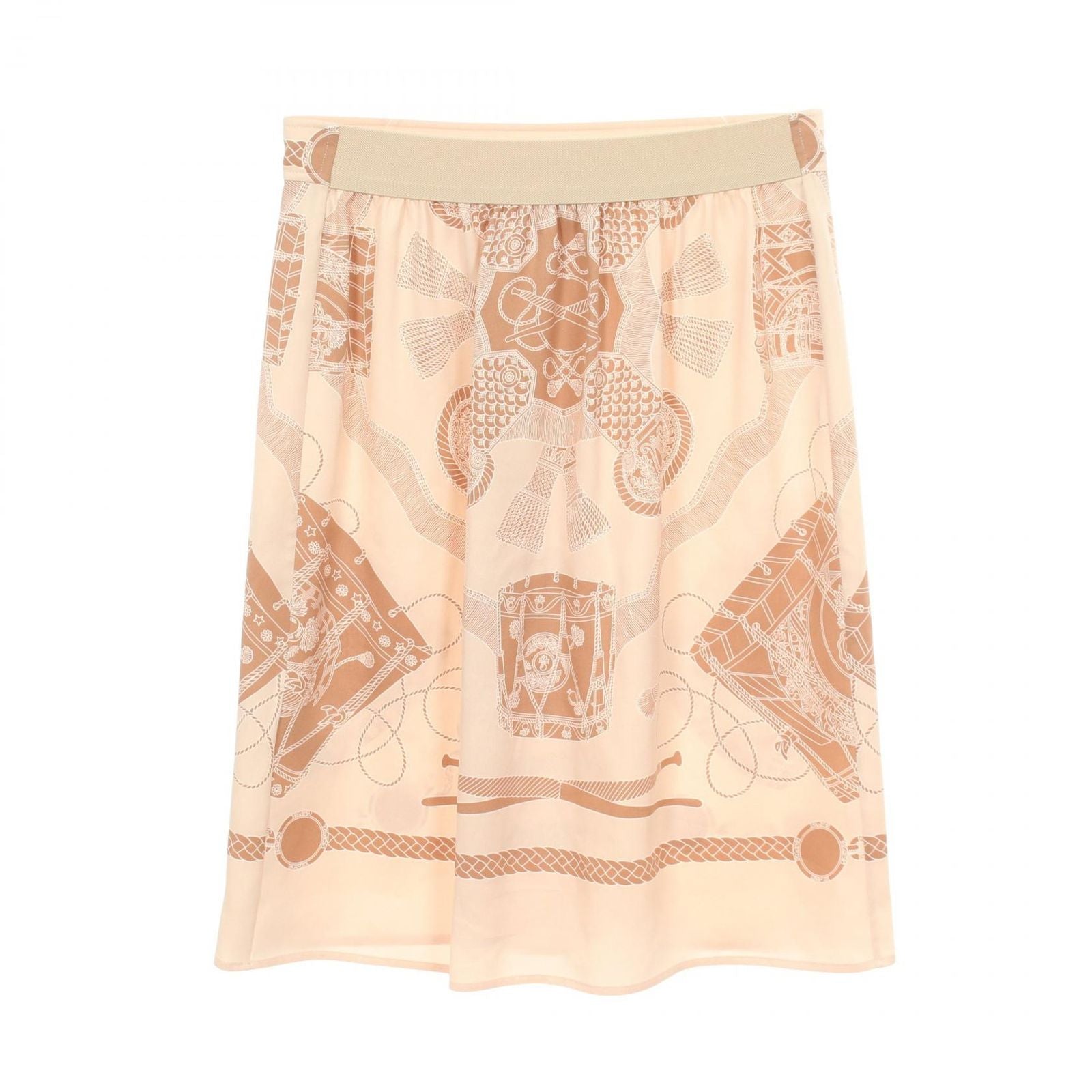Hermes Skirt les Tambours Silk — view 2