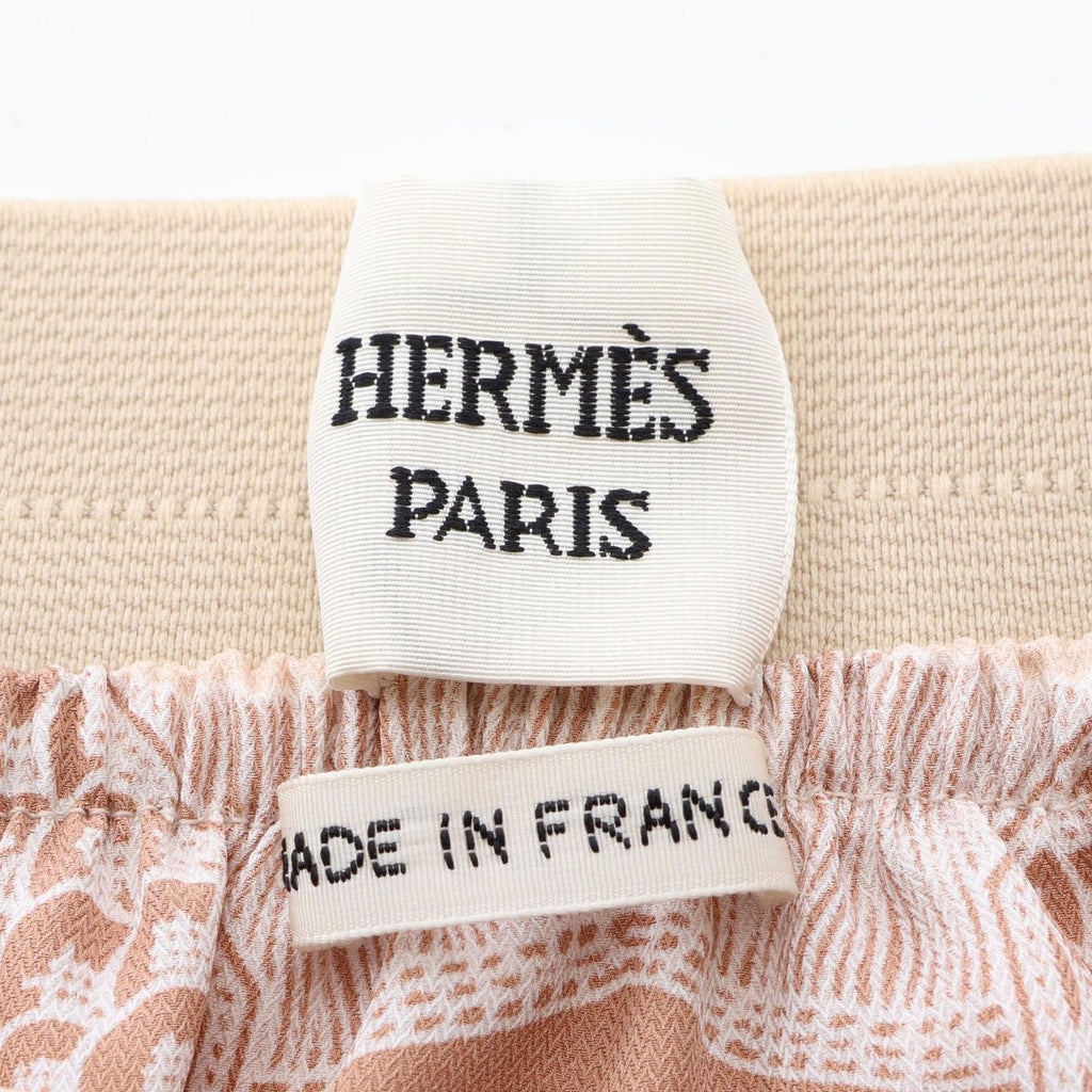 Hermes Skirt les Tambours Silk — view 3