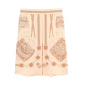 Hermes Skirt les Tambours Silk
