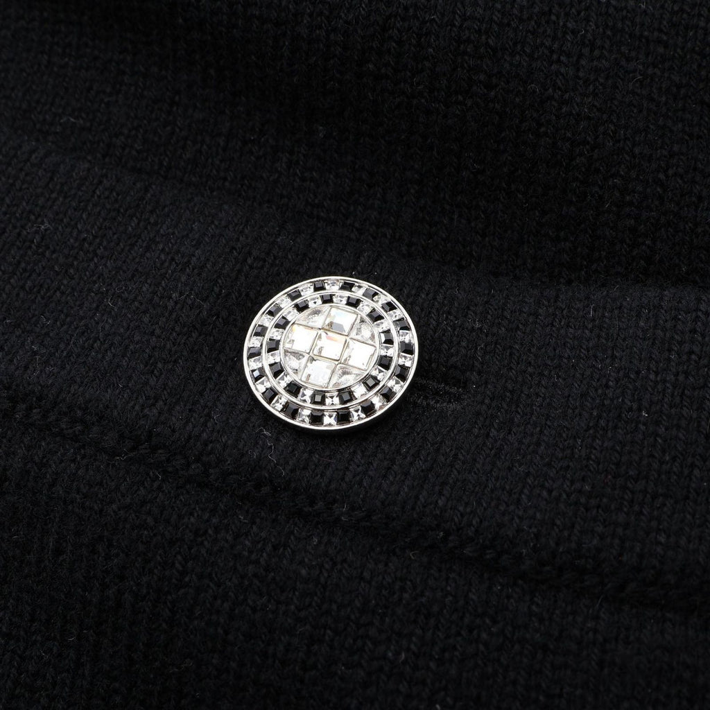 Chanel Cardigan CC Logo Button Patch Cashmere — view 7