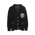 Chanel Cardigan CC Logo Button Patch Cashmere