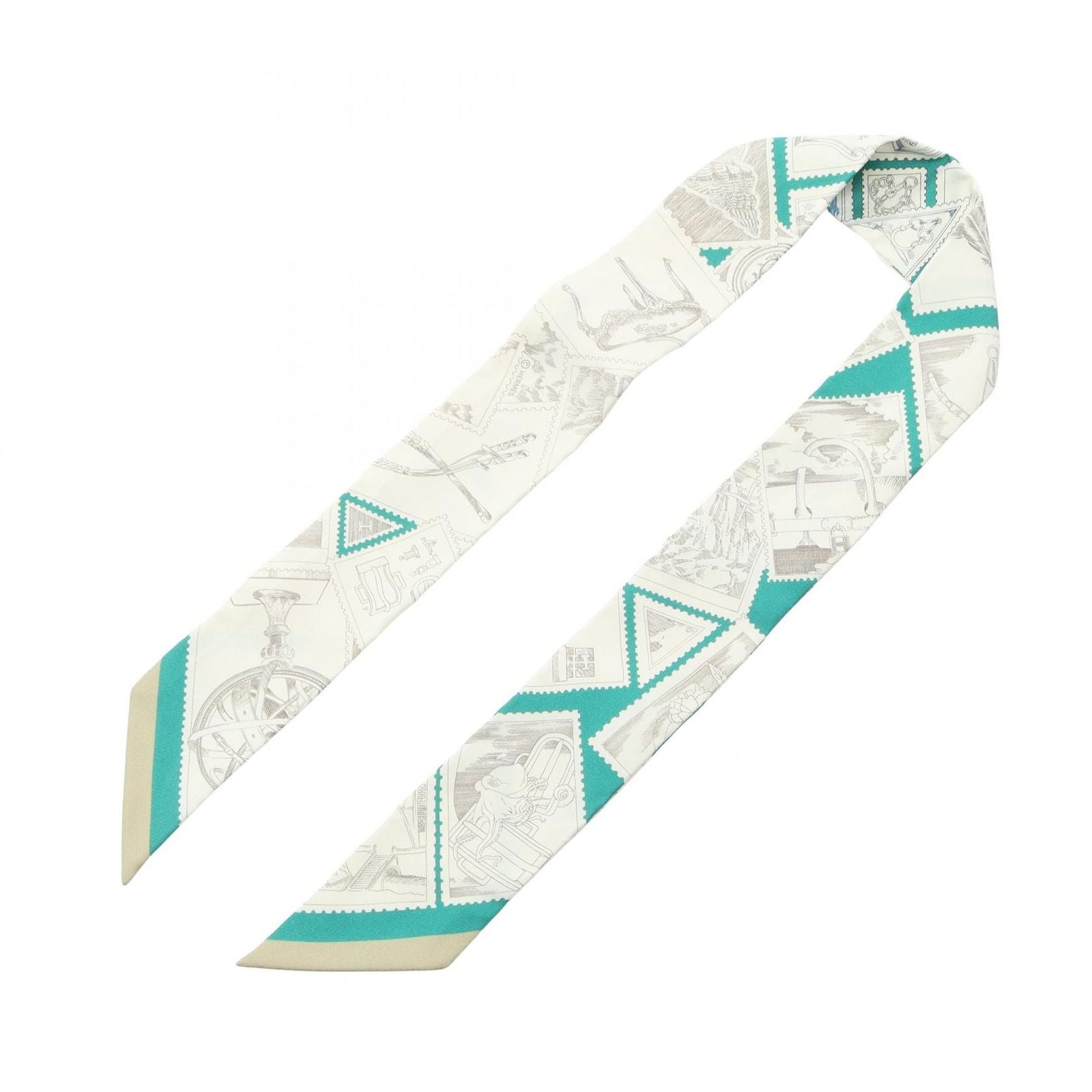 Hermes Scarf Twill le Philateliste du Faubourg Silk
