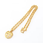 Chanel Necklace CC Logo Circle