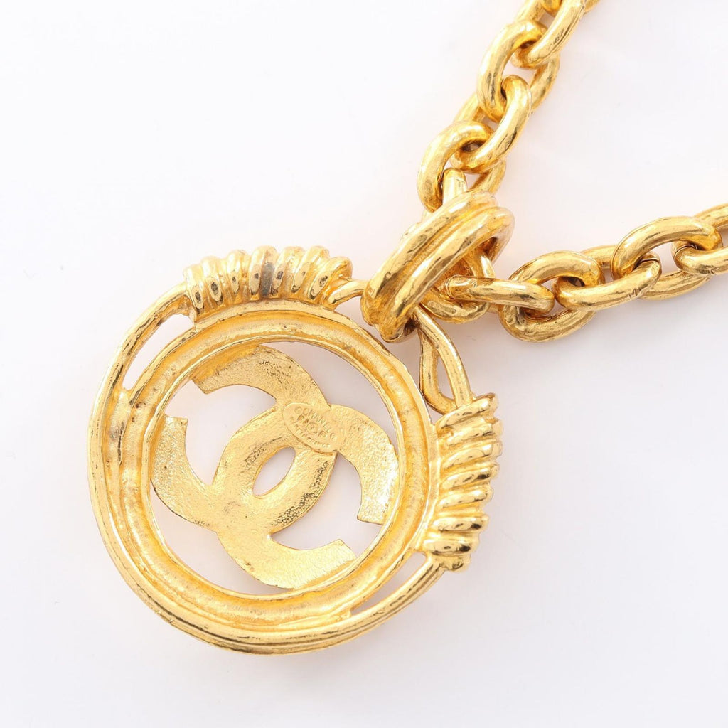 Chanel Necklace CC Logo Circle