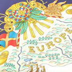 Hermes Scarf Carre 90 Voiles de Lumiere Silk