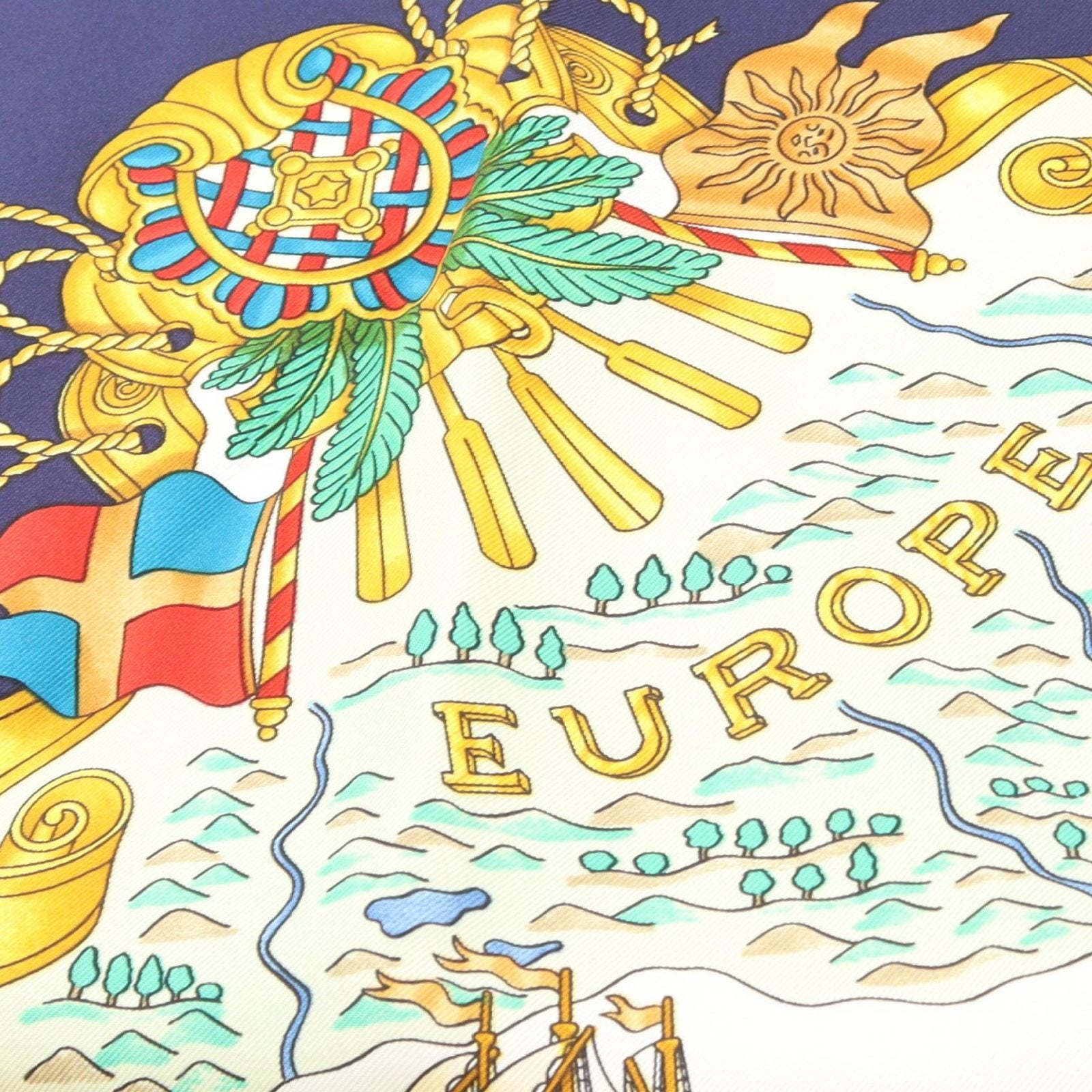 Hermes Scarf Carre 90 Voiles de Lumiere Silk