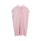 Hermes Dress Kanoe Polo Shirt French Sleeve All Over Pattern Cotton