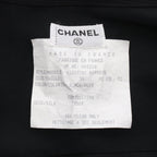 Chanel CC Logo Shirt Silk Jacket — view 3