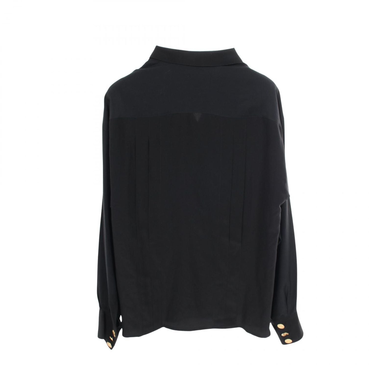 Chanel CC Logo Shirt Silk Jacket — view 2