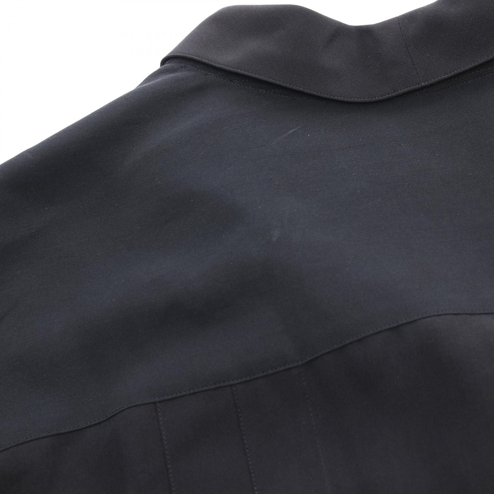 Chanel CC Logo Shirt Silk Jacket — view 4