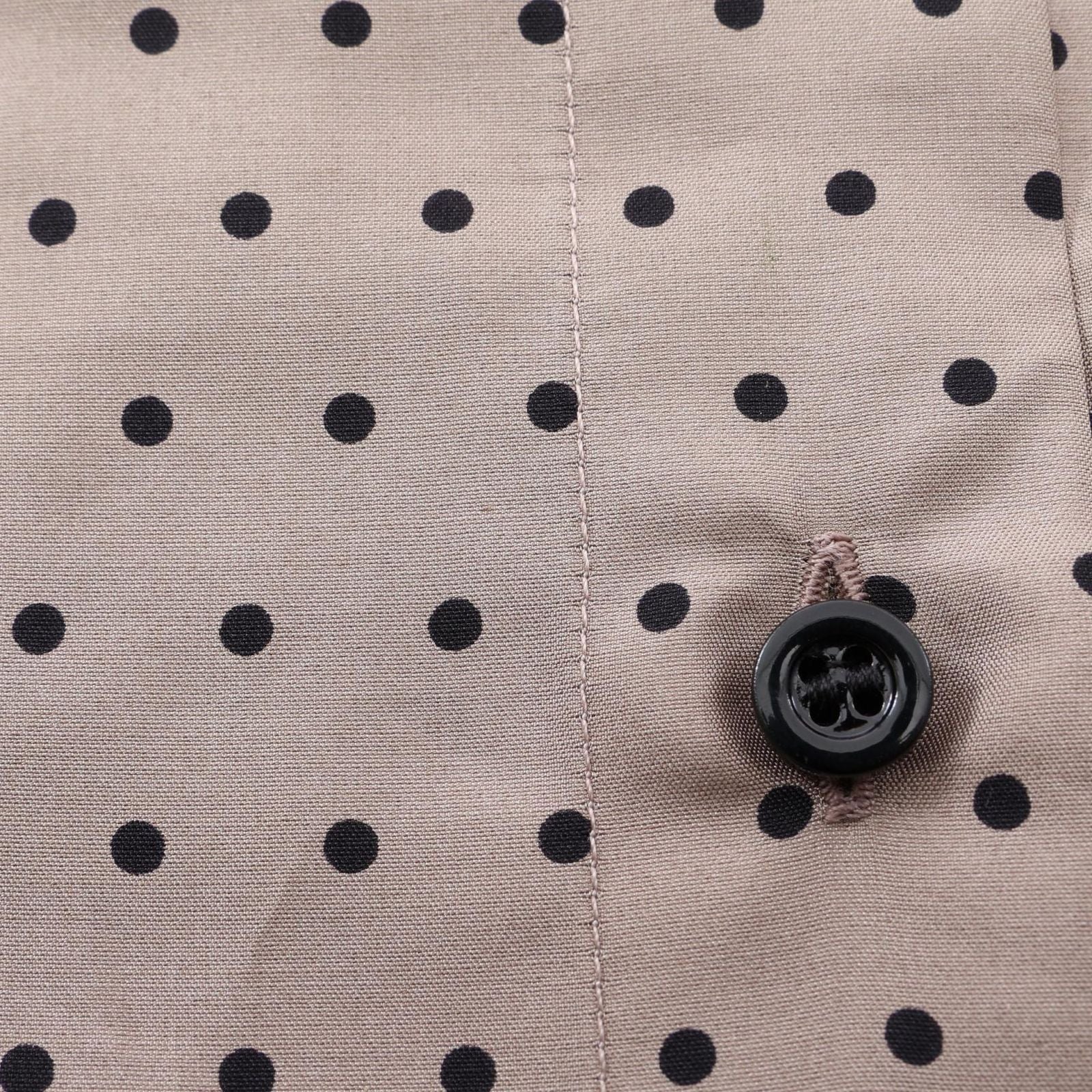 Dior Blouse Bowtie Ruffle Dot Long Sleeve Silk — view 5