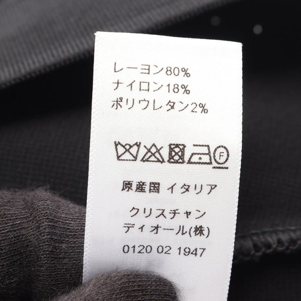 Dior Tube Top Logo Knit Bare Top Rayon Sweater — view 4