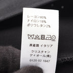 Dior Tube Top Logo Knit Bare Top Rayon Sweater — view 4