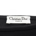 Dior Tube Top Logo Knit Bare Top Rayon Sweater — view 3
