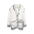 Fendi Cardigan Illustration Style Joshua Vidas Collaboration
