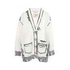 Fendi Cardigan Illustration Style Joshua Vidas Collaboration