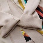 Hermes Cardigan Twill Brides de Gala Shadow Scarf Contrast Silk Cotton — view 7