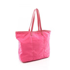 Prada Tote Bag Nylon Jacquard Pink Logo