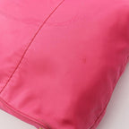 Prada Tote Bag Nylon Jacquard Pink Logo