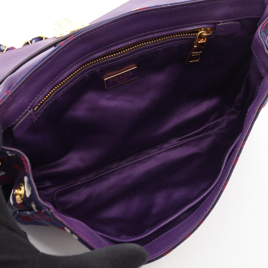 Prada Shoulder Bag Navy Nylon