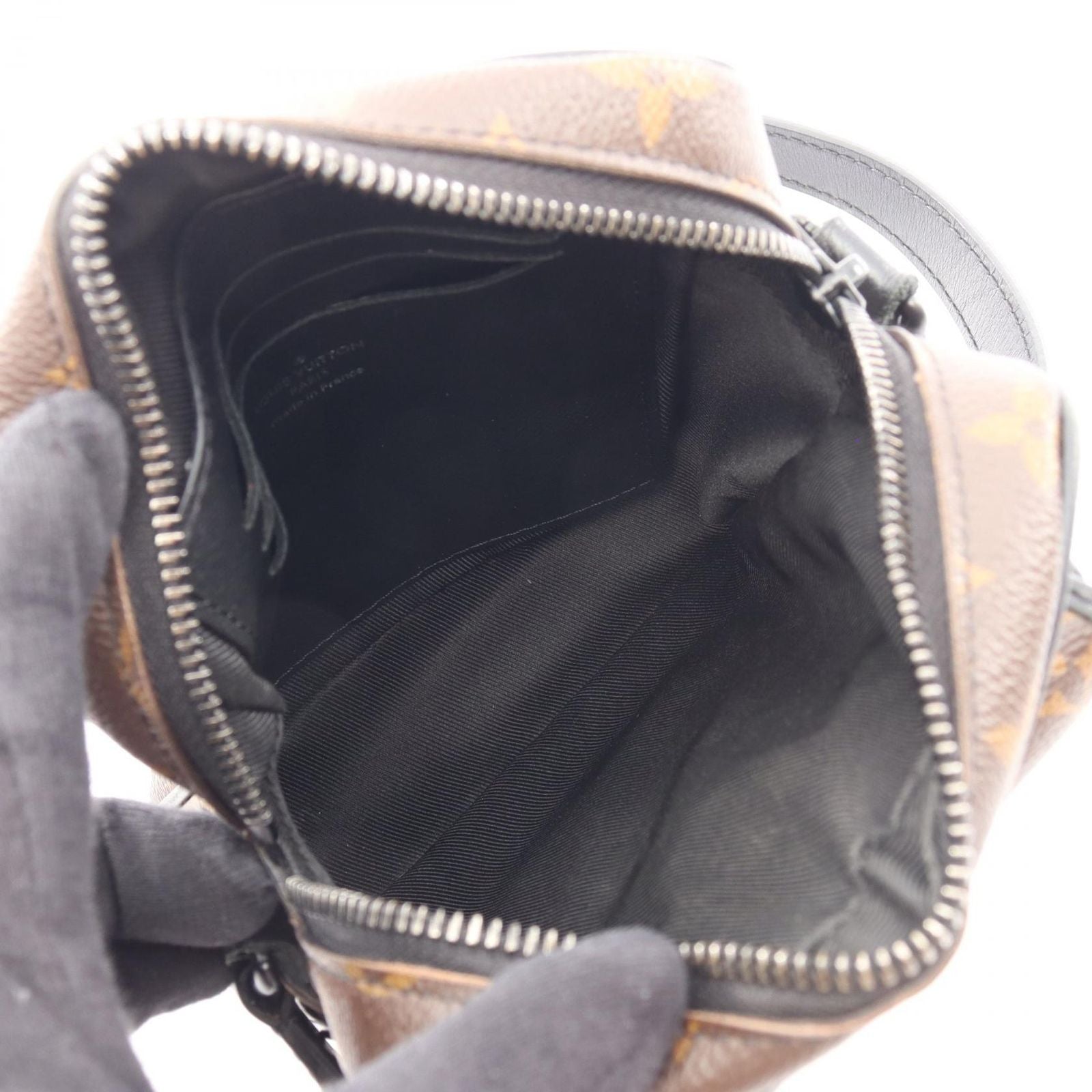 Louis Vuitton Shoulder Bag Christopher Wearable Wallet Monogram Macassar Canvas