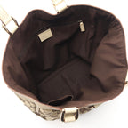 Gucci Tote Bag Abbey GG Canvas Beige Ivory