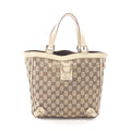 Gucci Tote Bag Abbey GG Canvas Beige Ivory