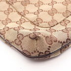 Gucci Shoulder Bag GG Canvas Beige Brown