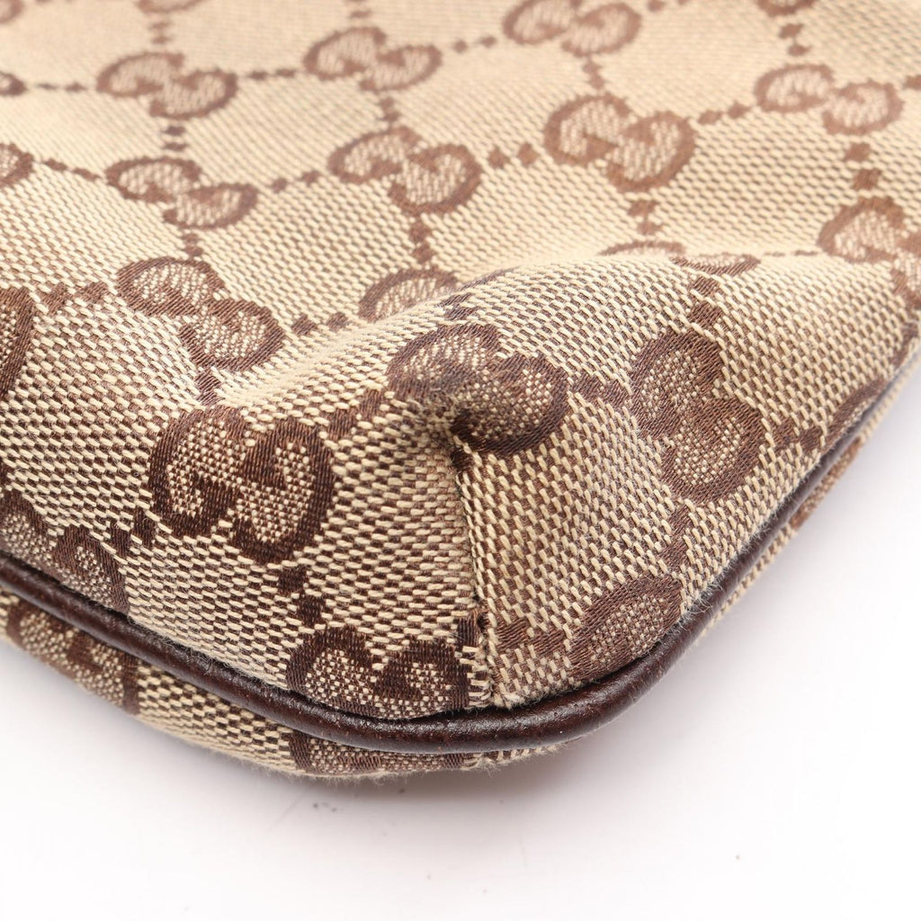 Gucci Shoulder Bag GG Canvas Beige Brown