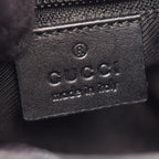 Gucci Shoulder Bag GG Canvas Gray Black
