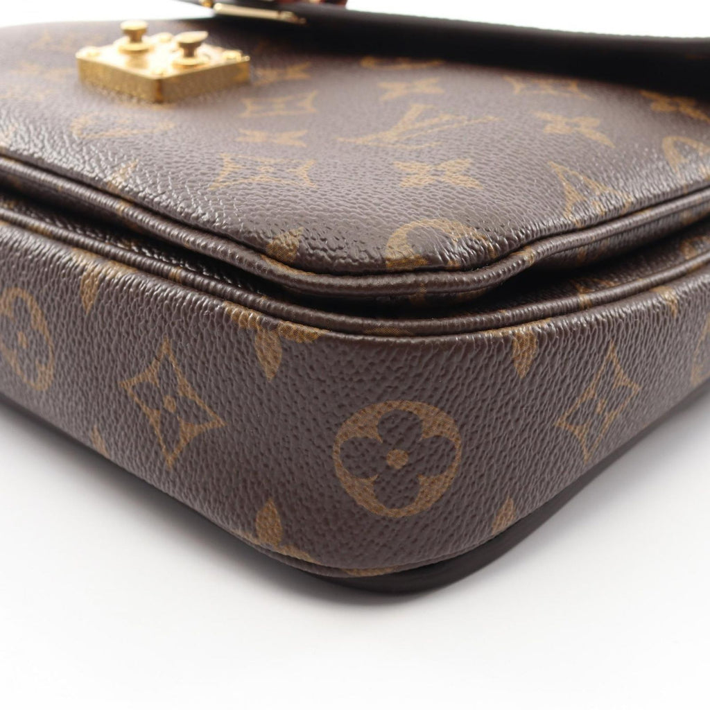 Louis Vuitton Handbag Pochette Metis MM 2-Way Canvas Leather