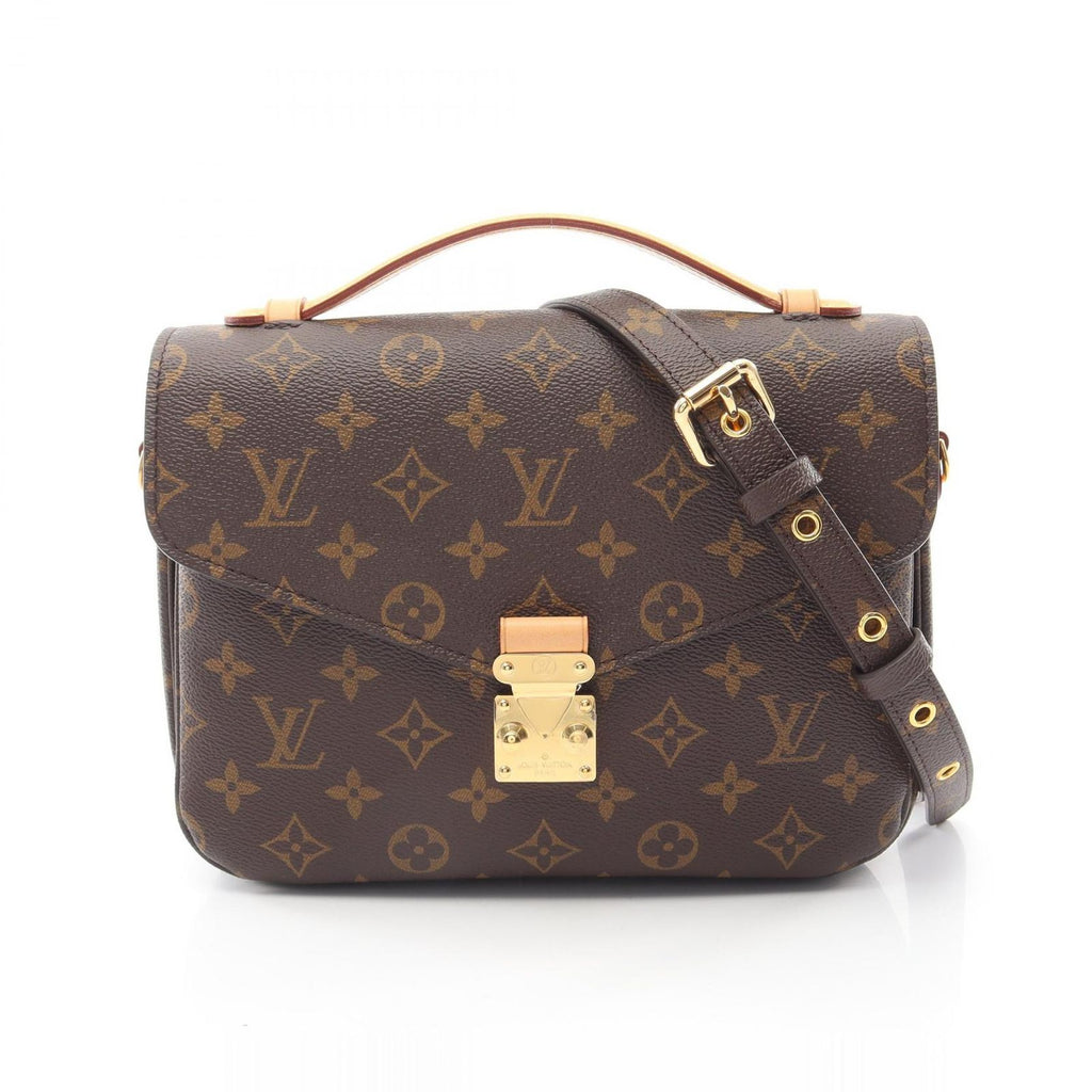 Louis Vuitton Handbag Pochette Metis MM 2-Way Canvas Leather