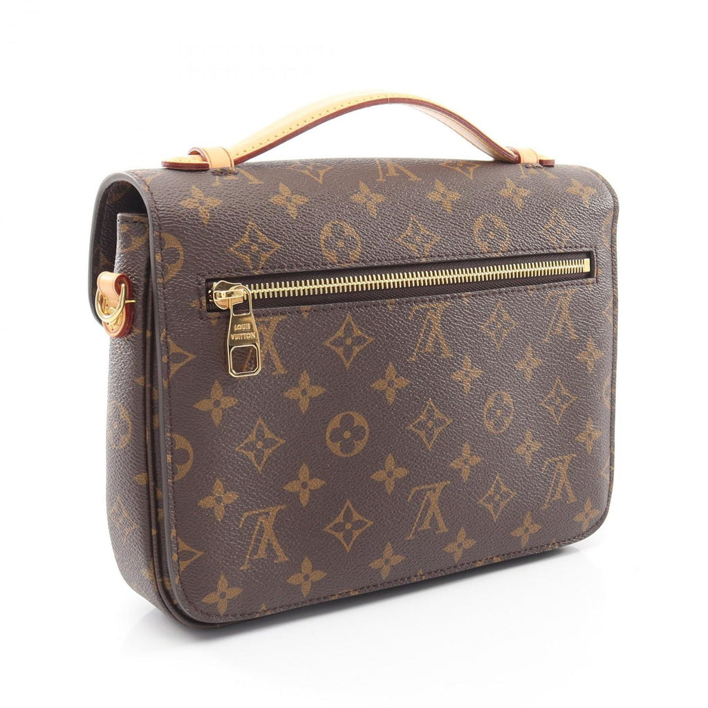 Louis Vuitton Handbag Pochette Metis MM 2-Way Canvas Leather