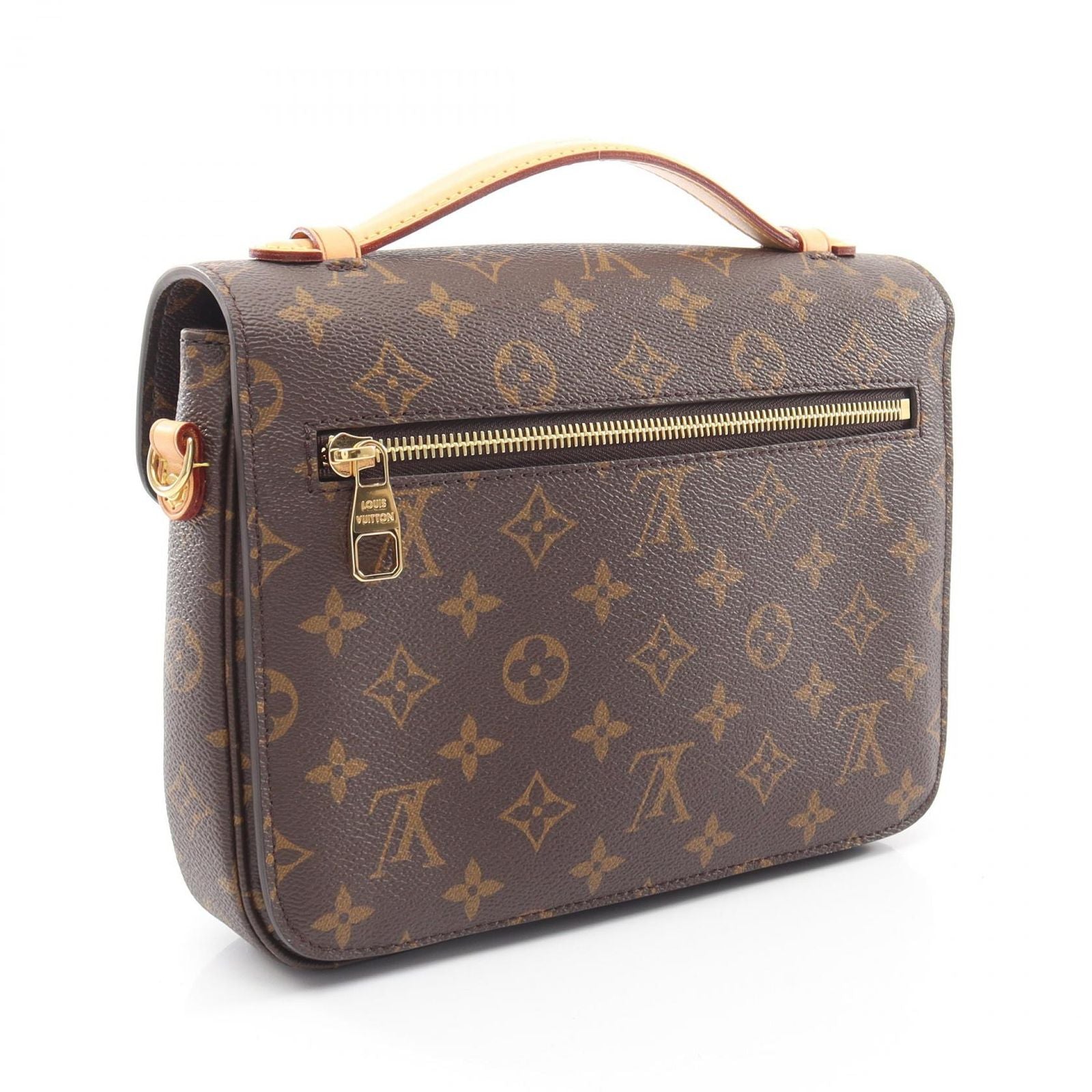 Louis Vuitton Handbag Pochette Metis MM 2-Way Canvas Leather