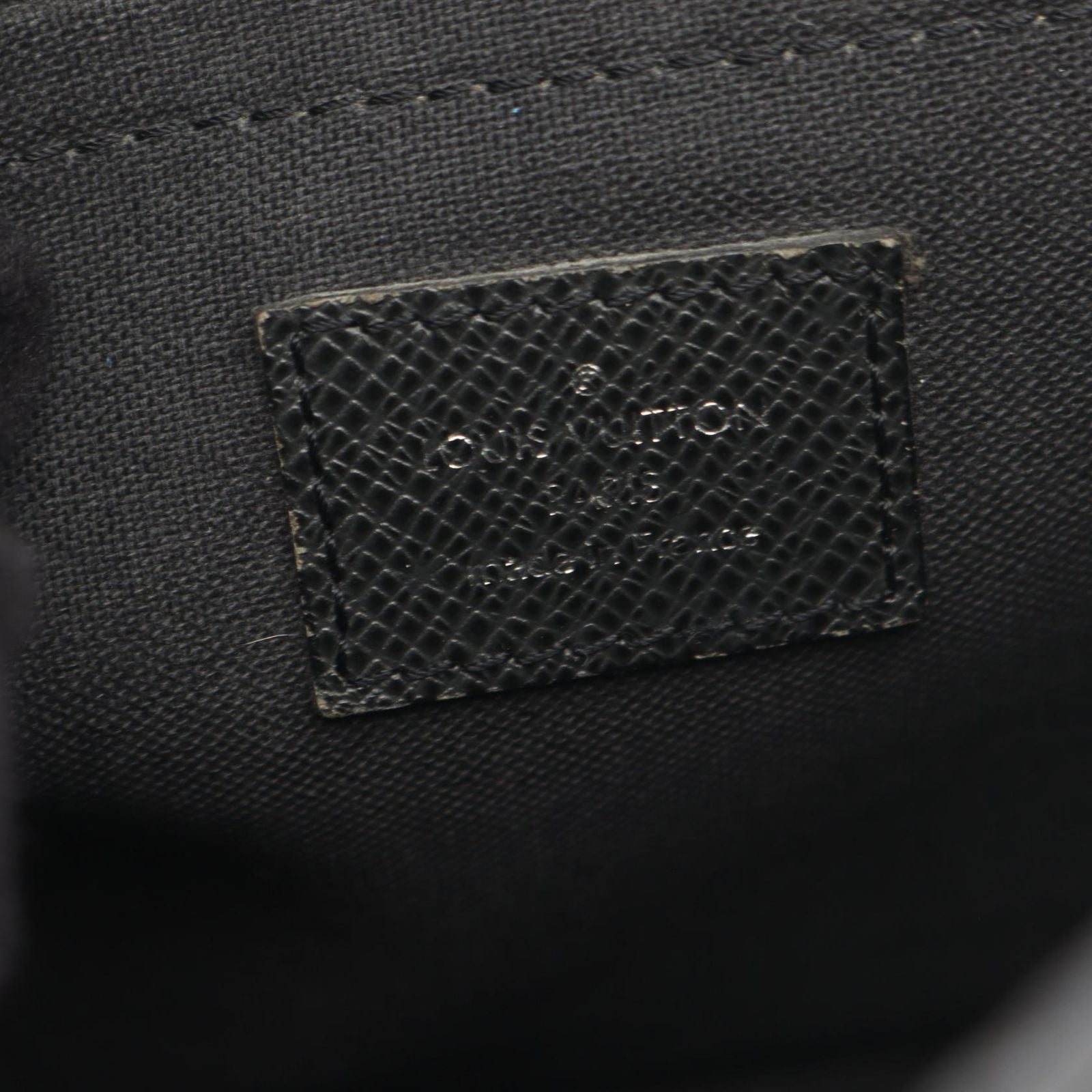 Louis Vuitton Shoulder Bag Andrey Ardoise Leather
