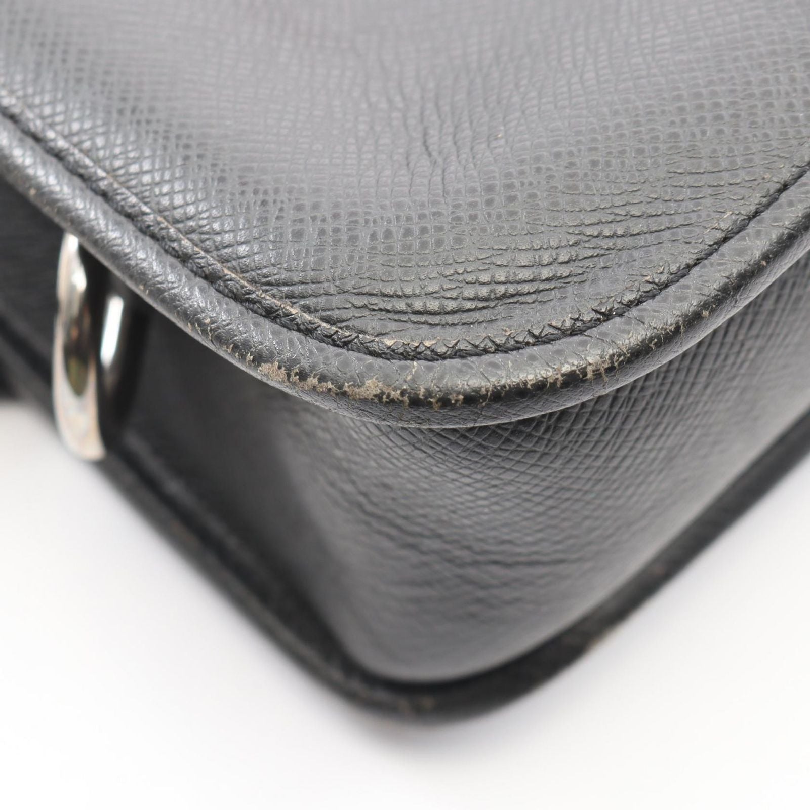 Louis Vuitton Shoulder Bag Andrey Ardoise Leather