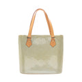 Louis Vuitton Handbag Houston Gray Leather