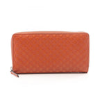 Gucci Round Wallet Micro Guccissima Orange Leather Guccissima