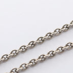 Hermes Necklace Chaine D'ancre Mini Maillon PM Brown Glasse Stainless Steel PM